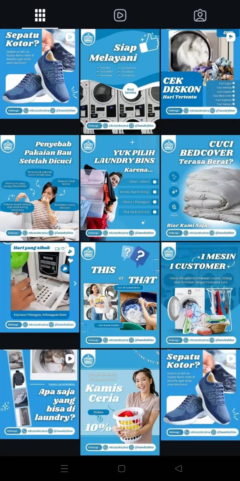 Desain Feed Instagram preview 2