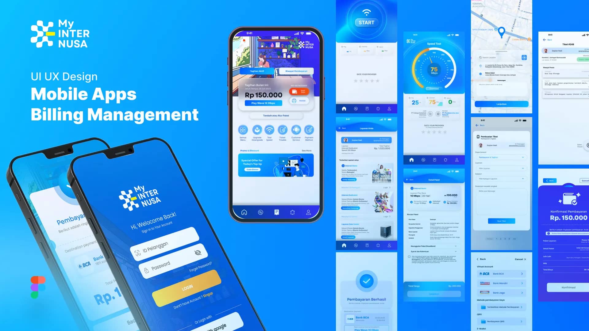 UI/UX Design Profesional | Mobile App, Website & Dashboard Figma pratinjau 1