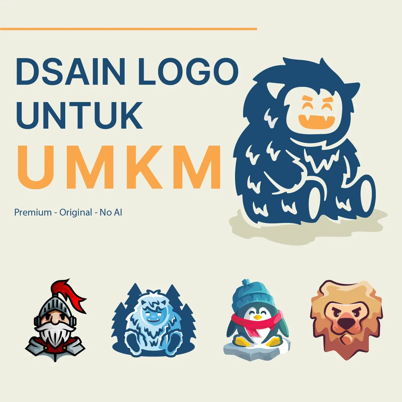Jasa Desain Logo Untuk UMKM pratinjau 1