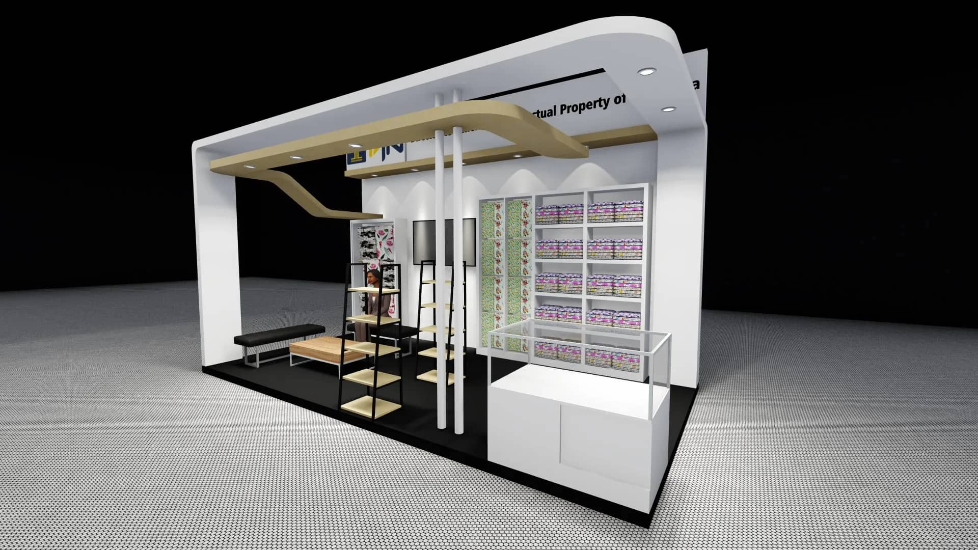 Jasa Desain 3D Booth pratinjau 4