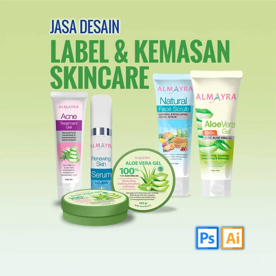 Jasa Desain Label & Kemasan Skincare preview 2