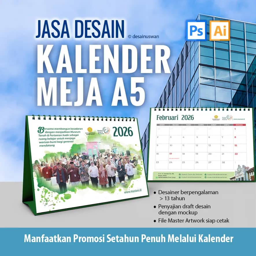Jasa Desain Kalender Meja A5 preview 2