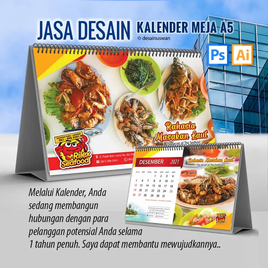 Jasa Desain Kalender Meja A5 preview 5
