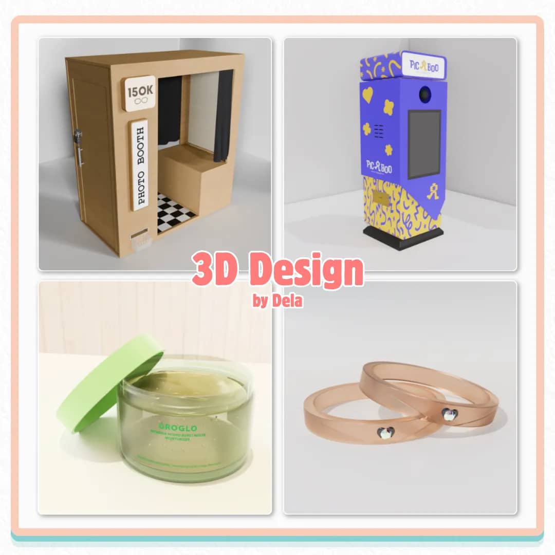 Jasa Desain 3D Modeling Environment/Produk/Interior/Objek pratinjau 1