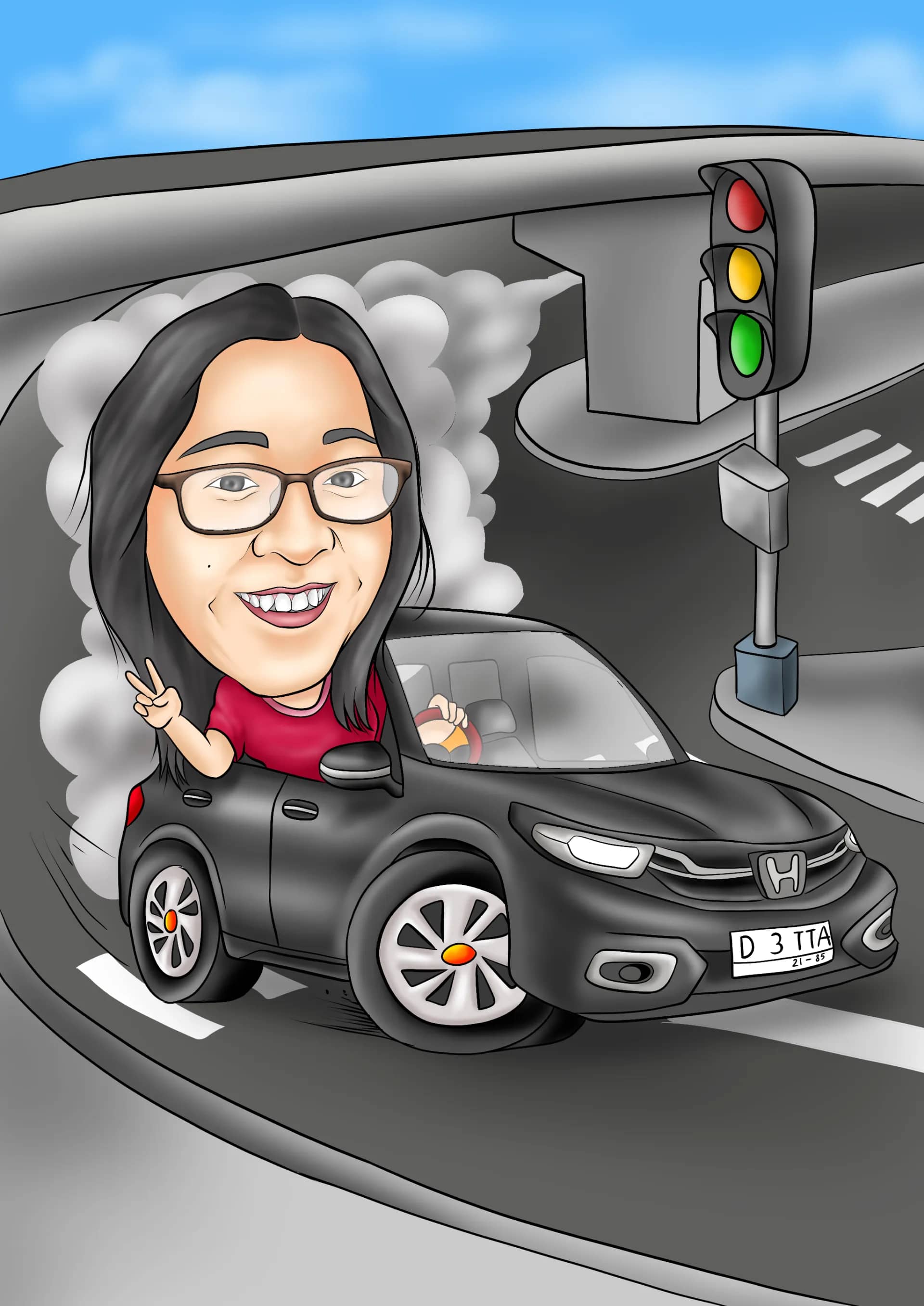 Jasa Desain Karikatur Digital pratinjau 5