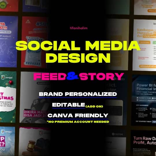 Jasa Desain Feed & Story Media Sosial | Premium & Terpercaya preview 1