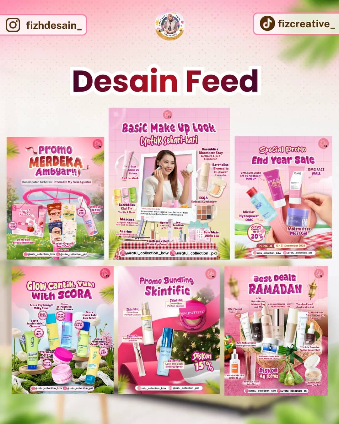 Desain Feed Postingan preview 4