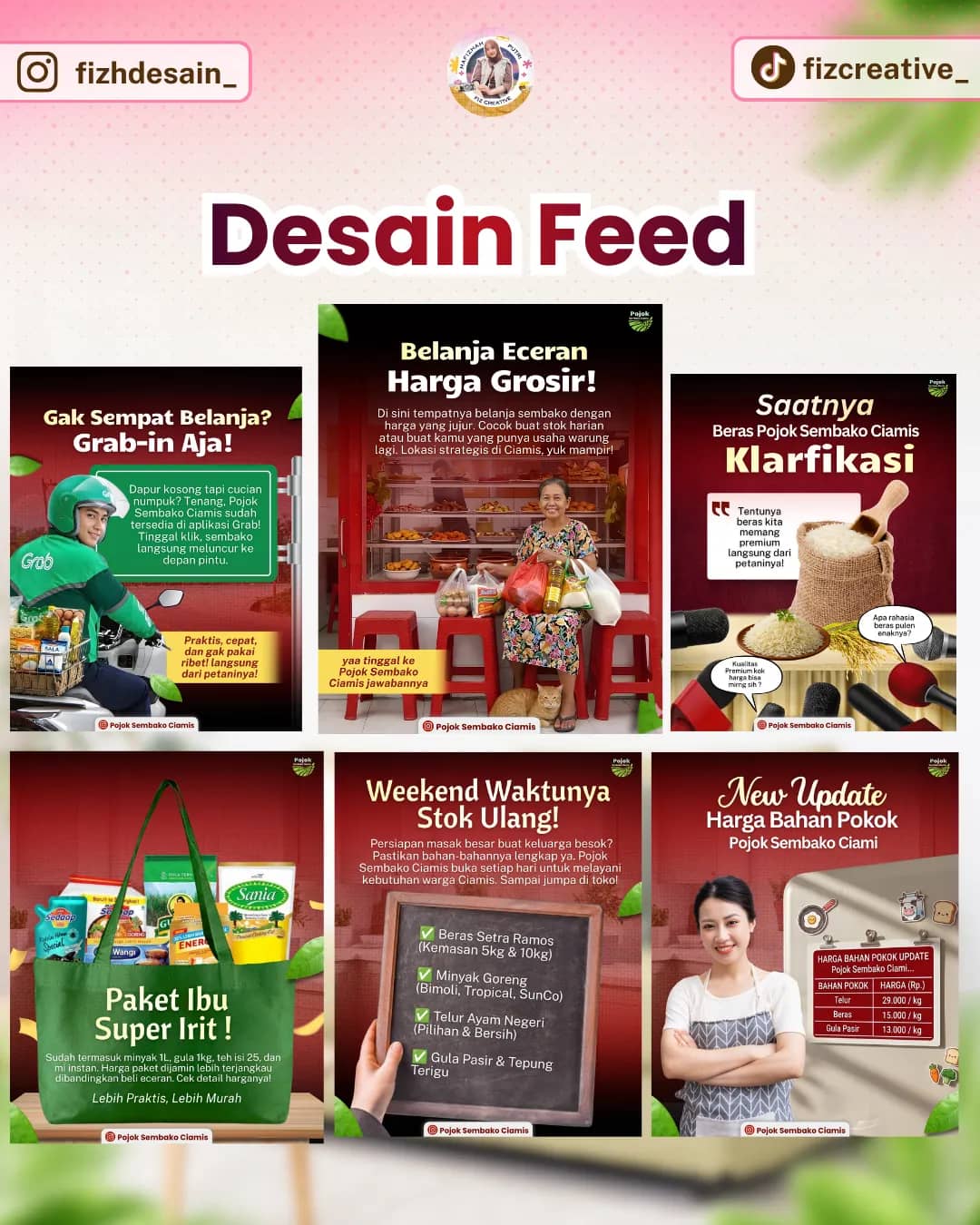 Desain Feed Postingan preview 5