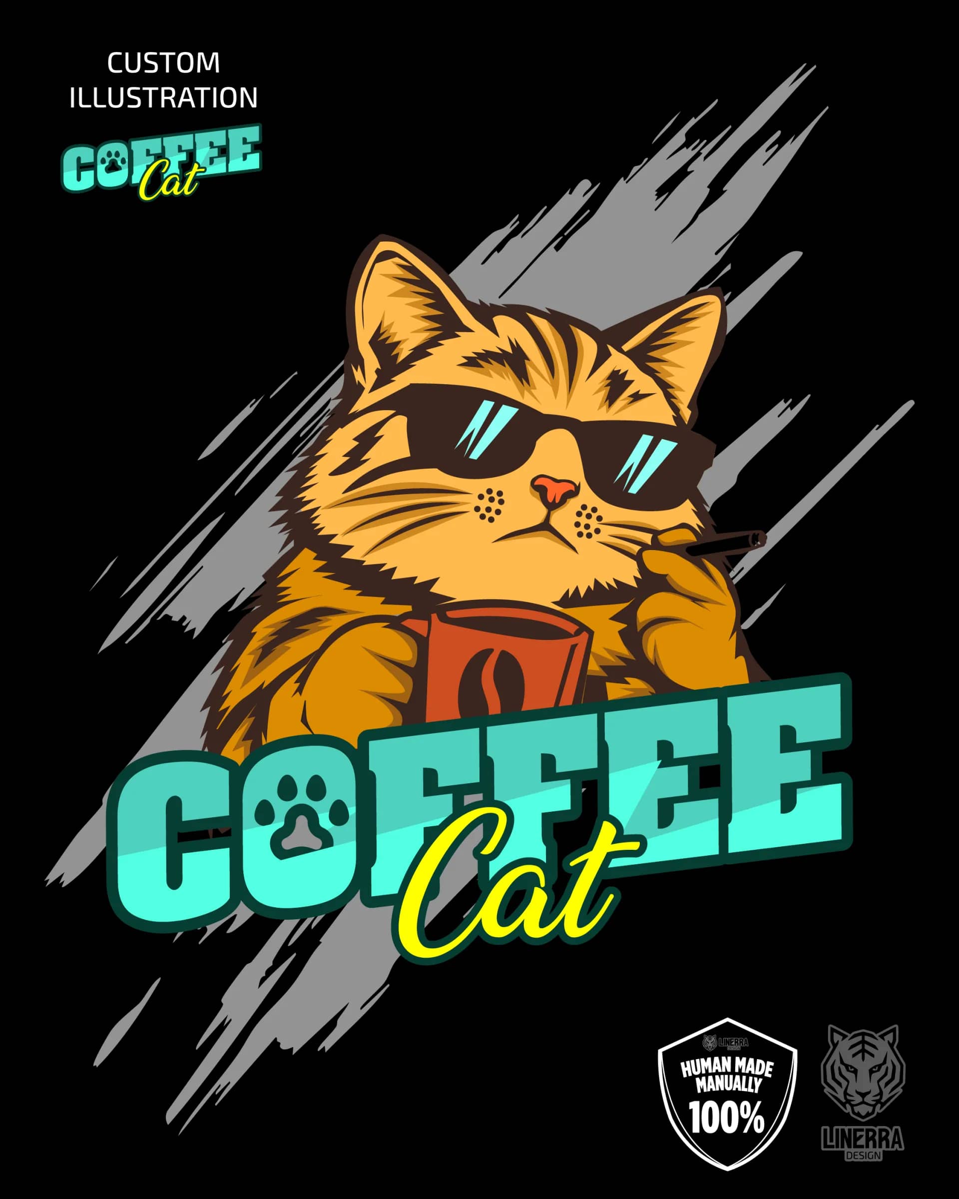 Desain Ilustrasi untuk Merchandise, Kaos Dll pratinjau 2