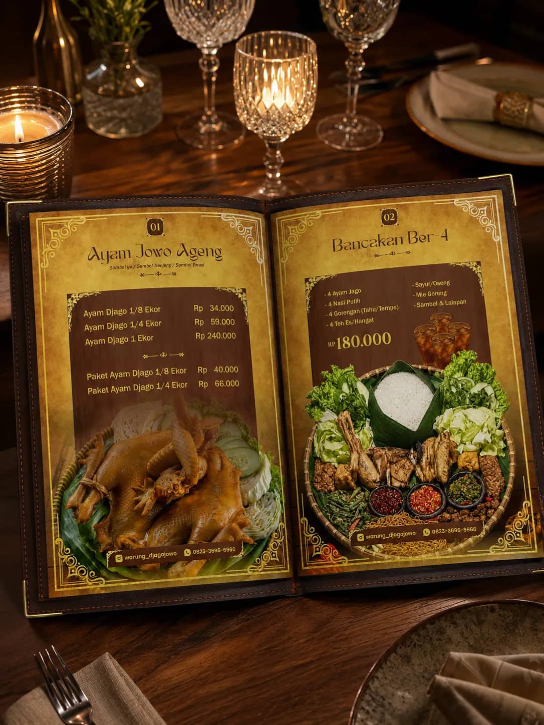 Jasa Desain Buku Menu Resto & Katalog Produk Profesional & Estetik preview 2