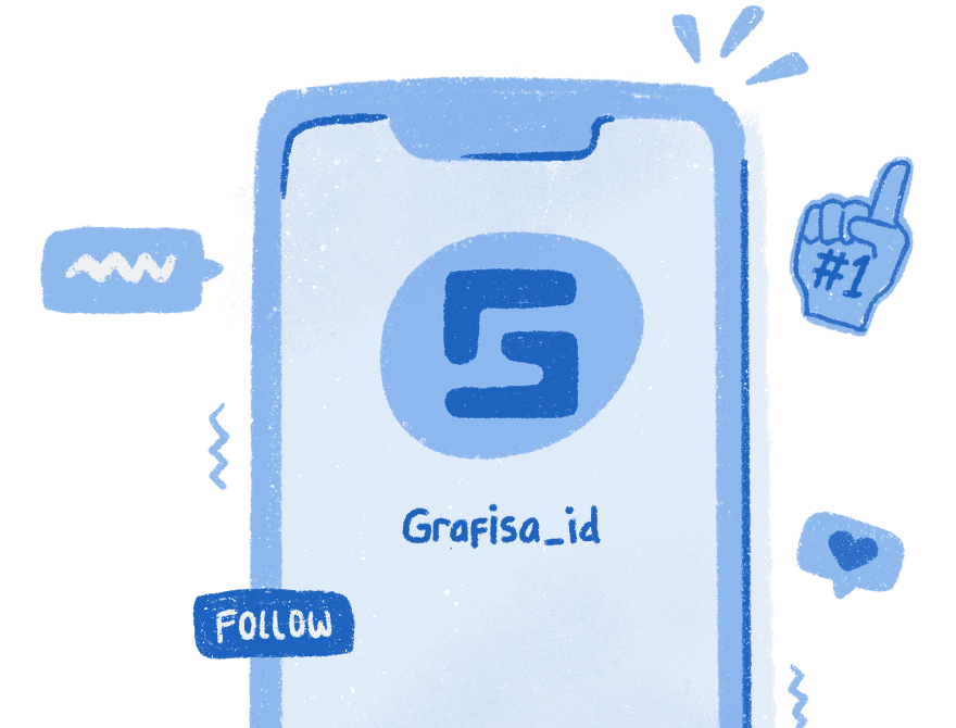 Follow Grafisa on social media @grafisa_id