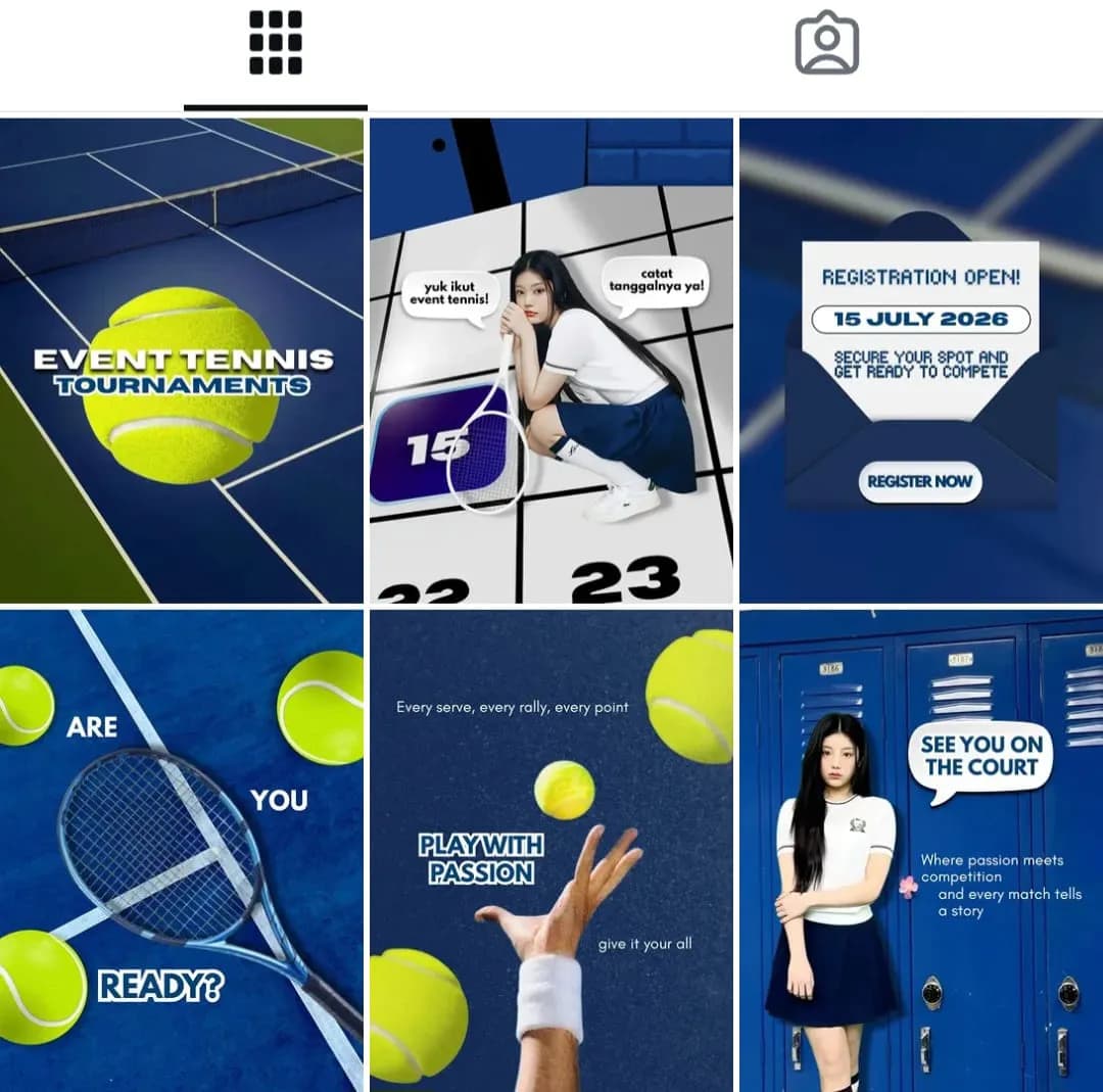 Feed Design for Tennis Event