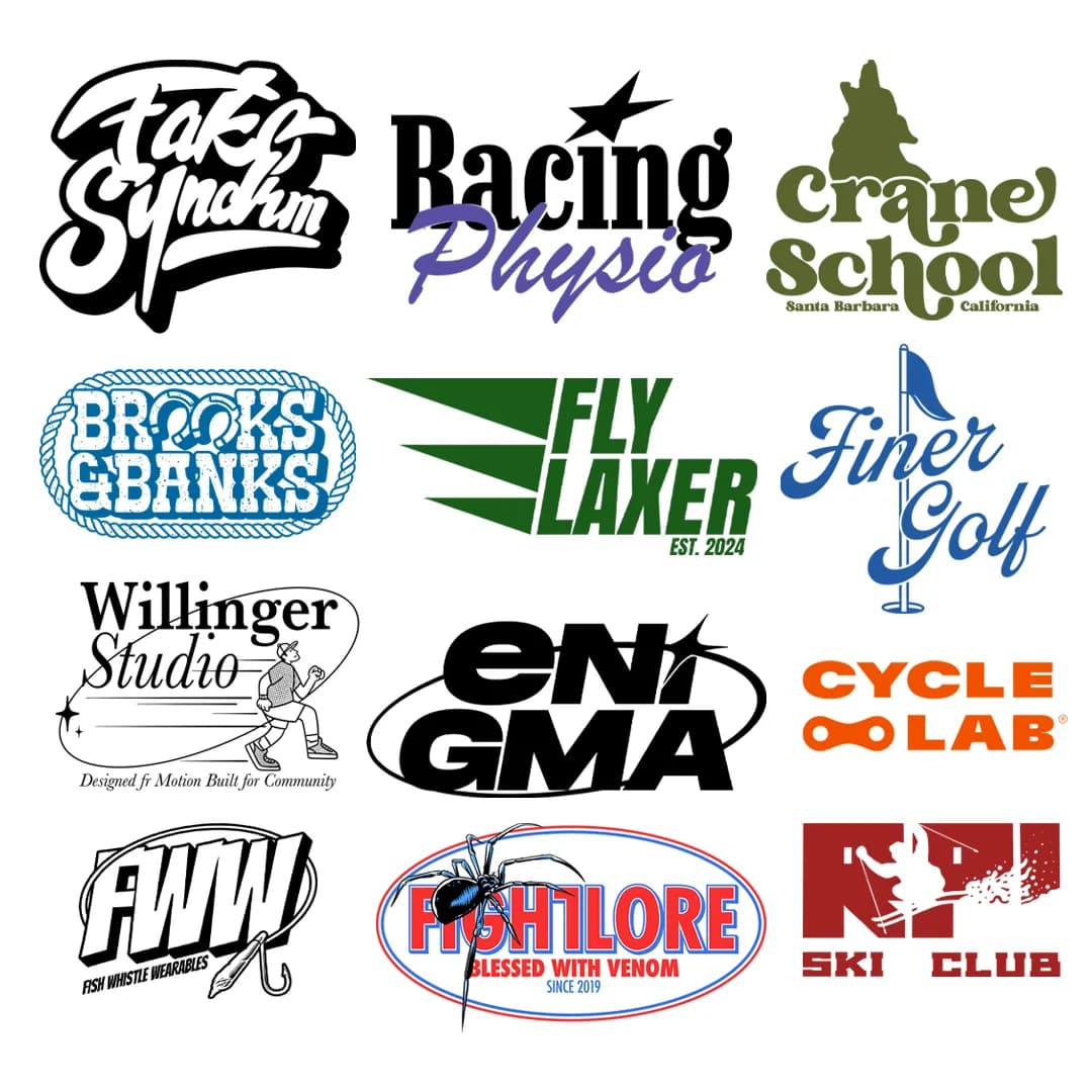 Jasa Desain Logo Brand UMKM urban logo atau logo retro