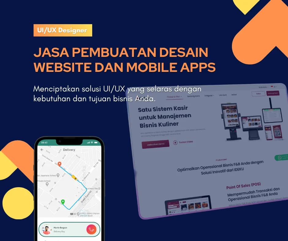 Jasa Pembuatan Desain UI/UX Website dan Mobile App