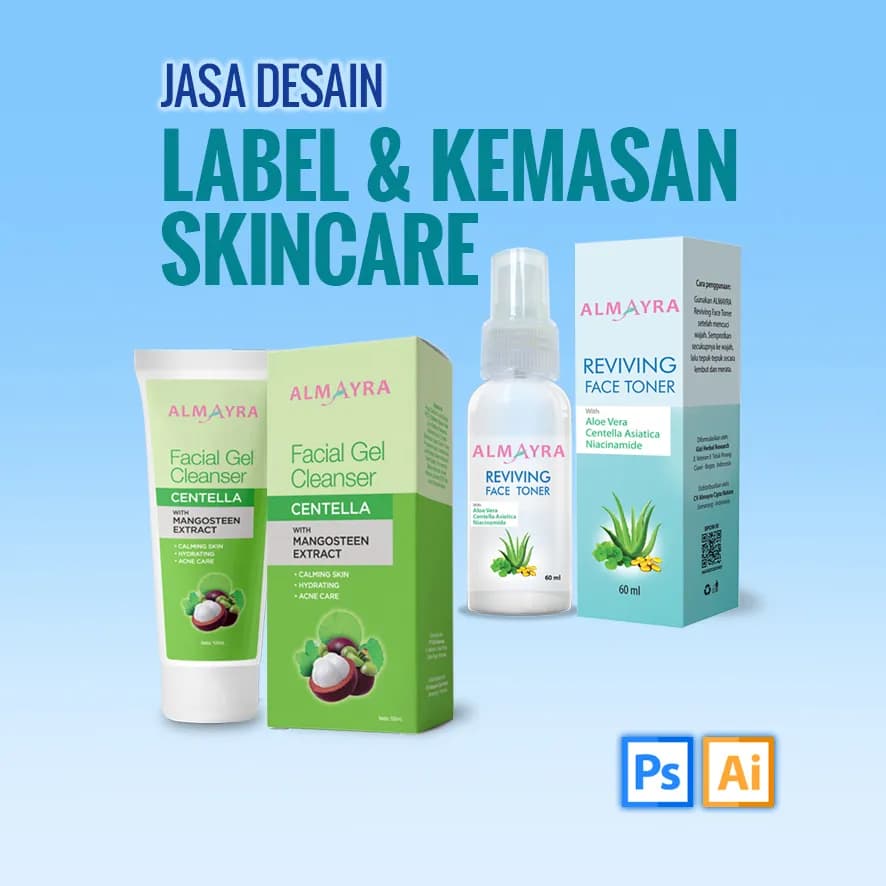 Jasa Desain Label & Kemasan Skincare