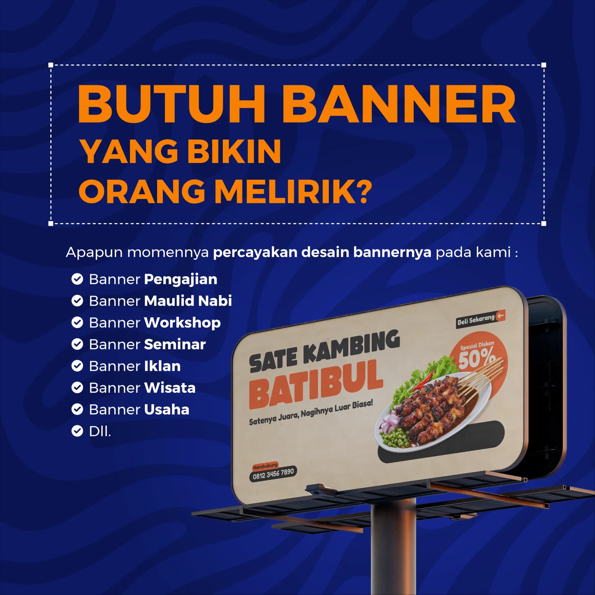 Jasa Desain Banner & Spanduk Profesional – Custom & Siap Cetak