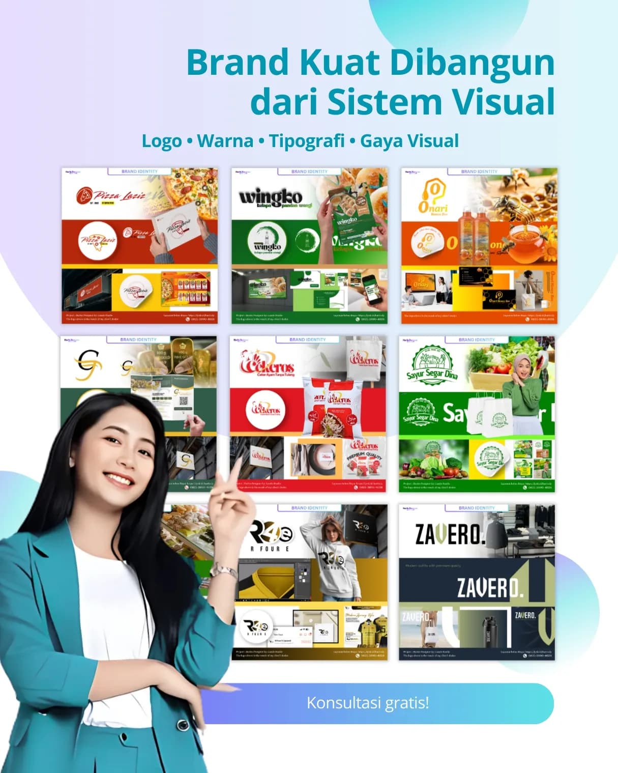 Jasa Desain Logo UMKM Bisnis Profesional