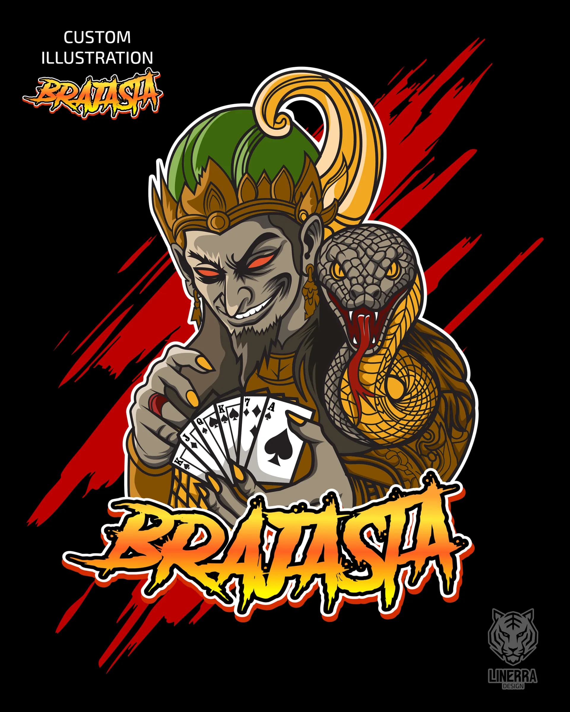 Desain Ilustrasi untuk Merchandise, Kaos Dll