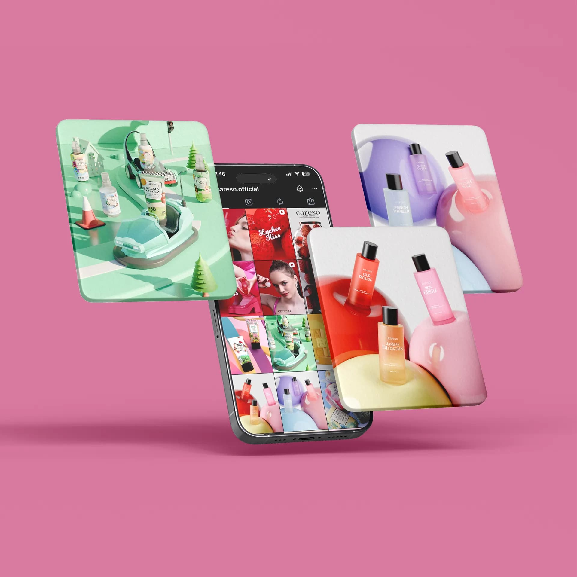 Pembuatan visual untuk launching produk dan campaign produk