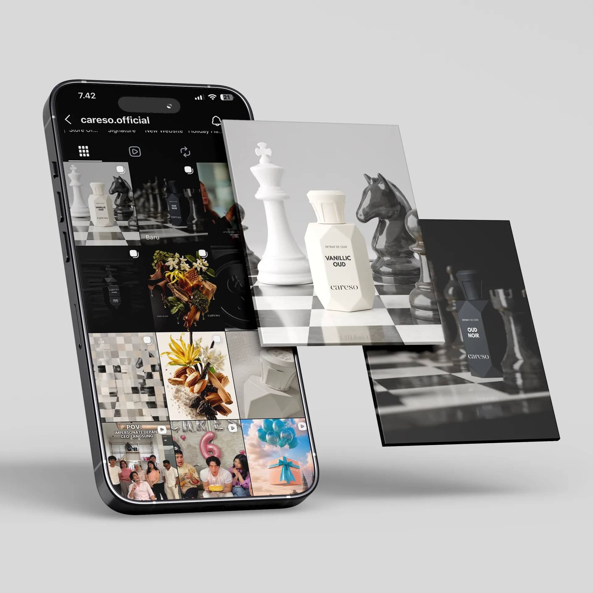 Pembuatan visual untuk launching produk dan campaign produk pratinjau 2